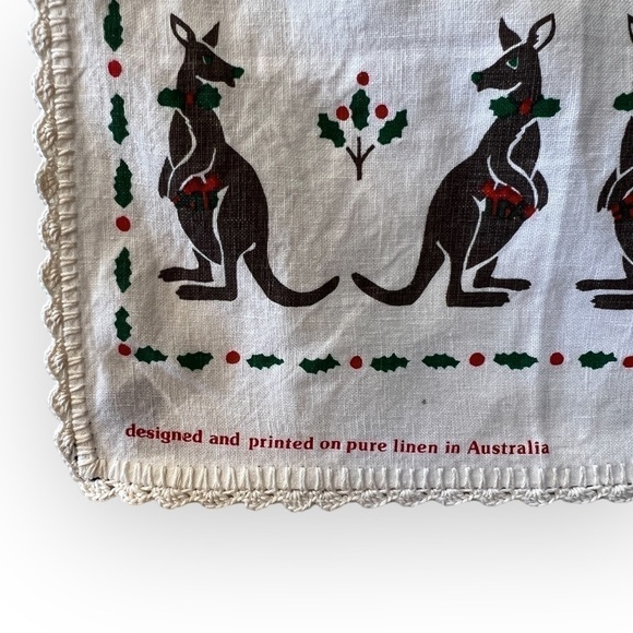 3 Australian themed crocheted kitchen towels - Picture 5 of 7